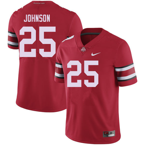 Ohio State Buckeyes #25 Xavier Johnson College Football Jerseys Sale-Red